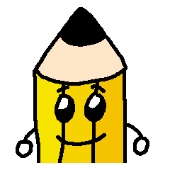 [LINEスタンプ] Pencil and eraser picture