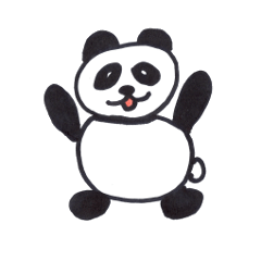 [LINEスタンプ] まなパンダ