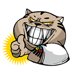 [LINEスタンプ] Cat boss life