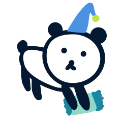 [LINEスタンプ] おだんごパンダ