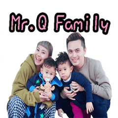 [LINEスタンプ] Mr.Q Family