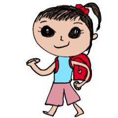 [LINEスタンプ] 小学生にこが描く！ver.2