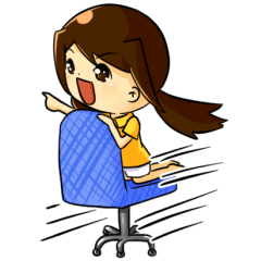 [LINEスタンプ] Funny Vicky Series-Office Worker