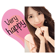 [LINEスタンプ] ❤︎Happy chapi ＆ wakako❤︎