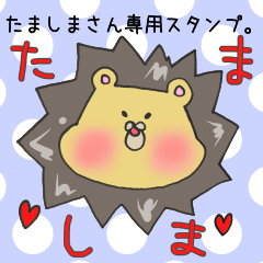 [LINEスタンプ] たましまさん専用スタンプ