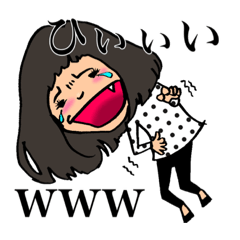 [LINEスタンプ] 一般女子