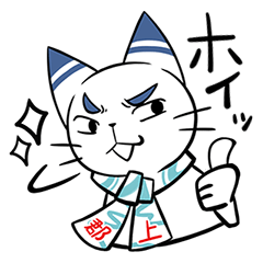 [LINEスタンプ] 郡上おどり猫さん