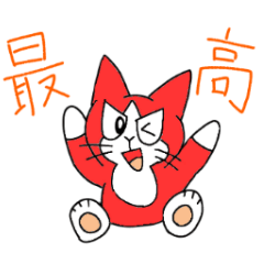 [LINEスタンプ] アカーニャ＆ブルーニャ 手書きスタンプ