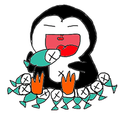 [LINEスタンプ] Dai Penguin