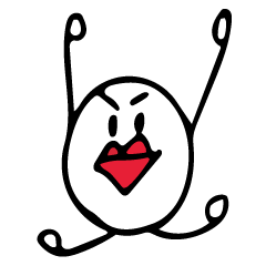 [LINEスタンプ] 卵か米かそれとも、、、？