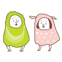 [LINEスタンプ] なら男とぷら子