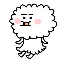 [LINEスタンプ] モクモクちゃん