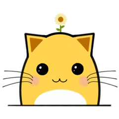 [LINEスタンプ] ヒマワリにゃんこ
