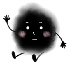 [LINEスタンプ] colorful hairball