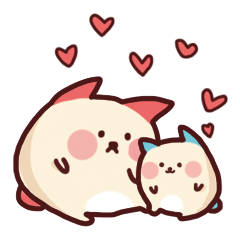 [LINEスタンプ] もちちゃんのにちじょう