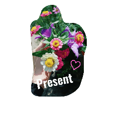 [LINEスタンプ] おばあちゃんのお花たち