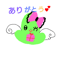 [LINEスタンプ] サボてんしちゃん