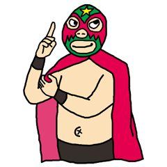 [LINEスタンプ] THE Wrestler 2