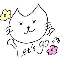 [LINEスタンプ] 仲の良いくまとねこ