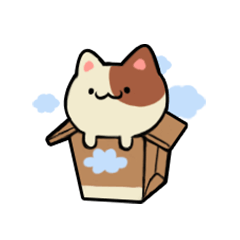 [LINEスタンプ] Box Cat.