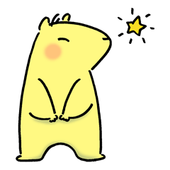 [LINEスタンプ] かわいいマーモットちゃん 1 