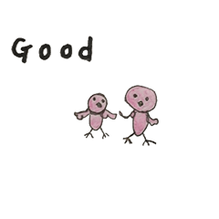 [LINEスタンプ] ピンクのことり
