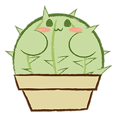 [LINEスタンプ] tubby Cactus