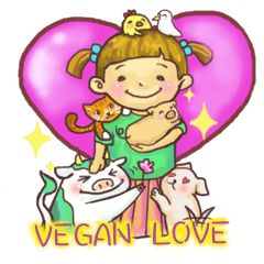 [LINEスタンプ] Vegan love 2