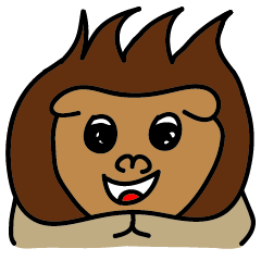 [LINEスタンプ] 新しいです スター オランウータン