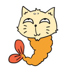 [LINEスタンプ] Tempura Cat