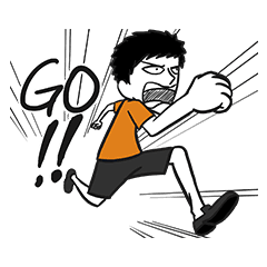 [LINEスタンプ] Let's move with OriginWeng！