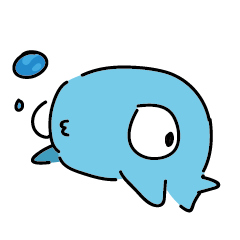 [LINEスタンプ] Blue Goldfish - Unlimited .