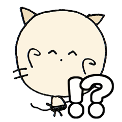 [LINEスタンプ] にゃん吉のかんたん挨拶 でか文字ひとこと