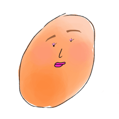 [LINEスタンプ] たちまちポテチちゃん