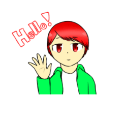 [LINEスタンプ] めんどくさがりの楠根くん