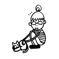 [LINEスタンプ] お団子メガネ