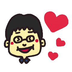 [LINEスタンプ] ショートヘアー＆眼鏡の女性のスタンプ