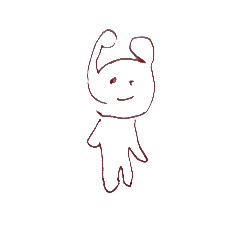[LINEスタンプ] ゆるいしゅーるな謎のキャラクターちゃん