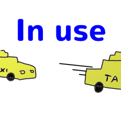 [LINEスタンプ] for taxi driver on dutyの画像（メイン）