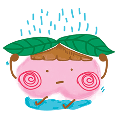 [LINEスタンプ] Peachy Peachy Bangs Bangs！！