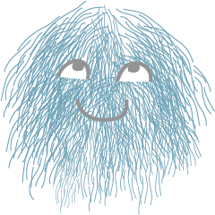 [LINEスタンプ] fluffy guy