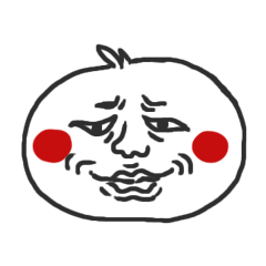[LINEスタンプ] A-Ge is ugly and strangeの画像（メイン）