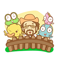[LINEスタンプ] Nendong young farmer