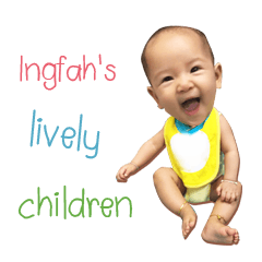 [LINEスタンプ] Ingfah's lively child