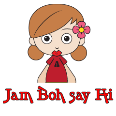 [LINEスタンプ] Jam Boh Say Hi