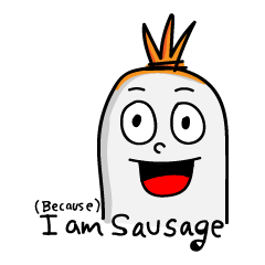 [LINEスタンプ] I am Sausage - V4 Upgradeの画像（メイン）