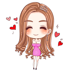 [LINEスタンプ] working pretty
