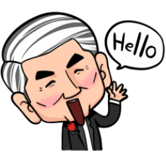 [LINEスタンプ] Chairman Vichate's Disruptive Day！