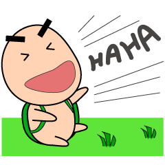 [LINEスタンプ] I am a little Turtle :)