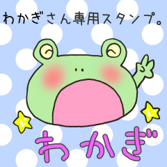 [LINEスタンプ] わかぎさん専用スタンプの画像（メイン）